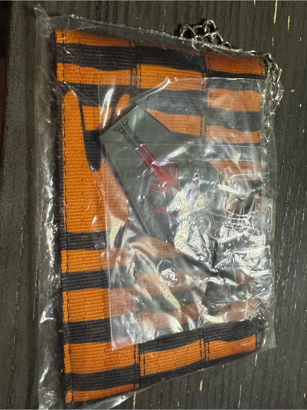 Harvey’s nightmare before Christmas Orange and Black Crossbody Bag for Men